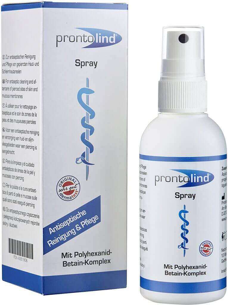 Protolind earring cleaning spray